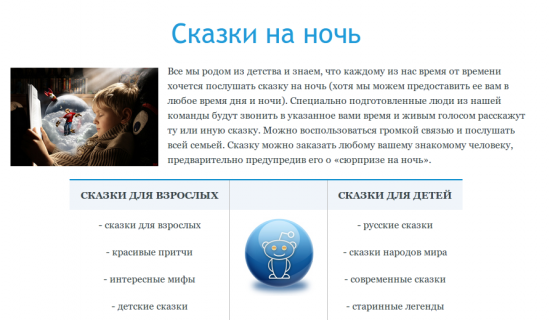 сказки на ночь