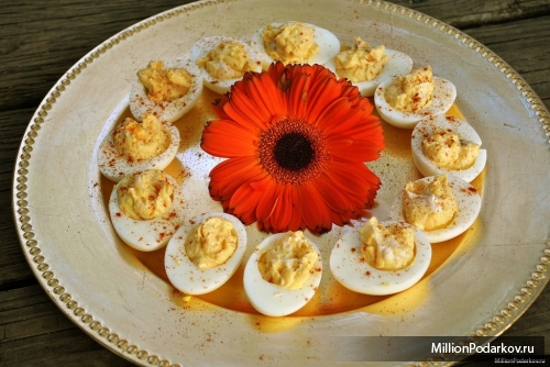 Рецепт приготовления фаршированных яиц
