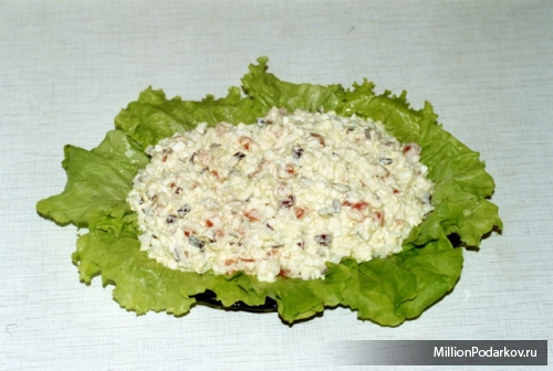 Экономный кулинарный рецепт – Салат из кальмара и картофеля