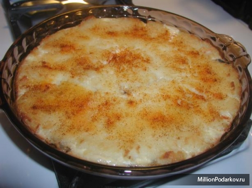 Картофельно-грибной пирог – рецепт от Анастасии Скрипкиной