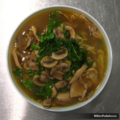 Кулинарный рецепт итальянской кухни – Итальянский суп с грибами