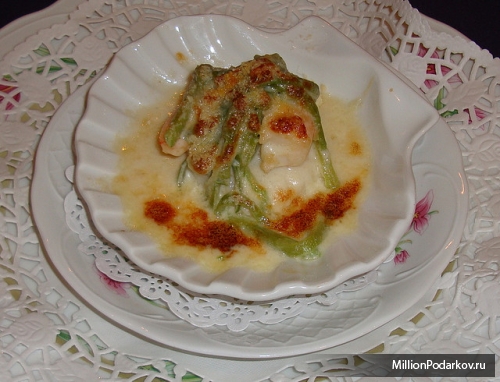 Кулинарный рецепт – Яичница с зеленой фасолью