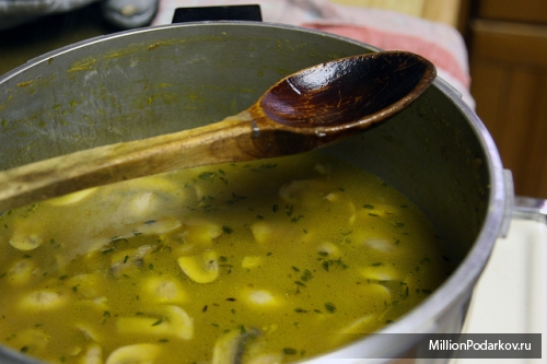Первое блюдо рецепт “Постного картофельного грибного супа”