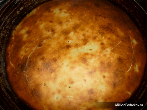 Рецепт “Пирог на кефирном тесте с курицей и картошкой”