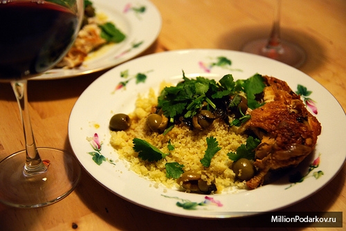 Рецепт из курицы – Курица с оливками
