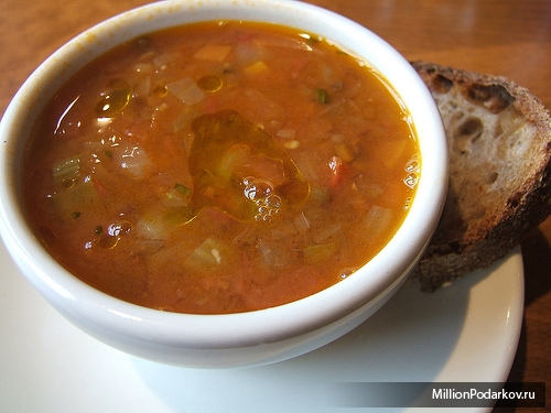 Рецепт из замороженных овощей – Суп из чечевицы с беконом