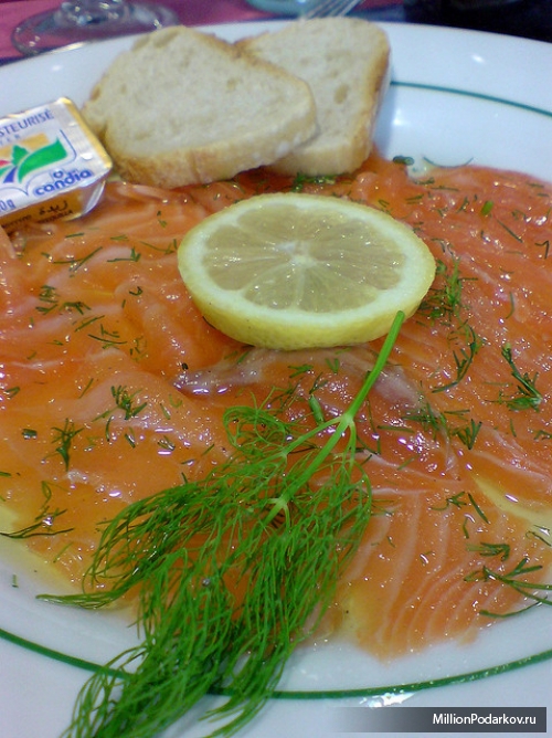 Рецепт лосося – Карпаччо из лосося с грейпфрутом