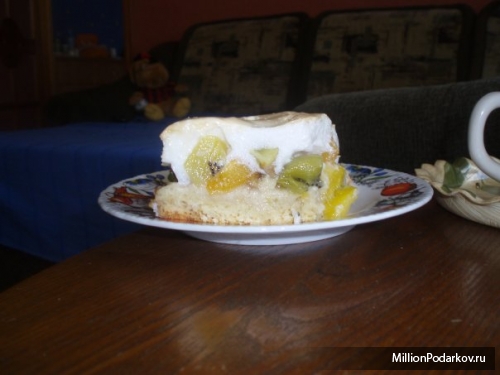 Рецепт от Юлии Высоцкой – Просто пирог с фруктами