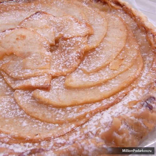 Рецепт пирога – Яблочный пирог с творогом