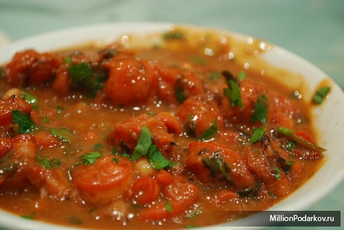 Рецепт – Рыба с костями приготовленная в томатном соусе