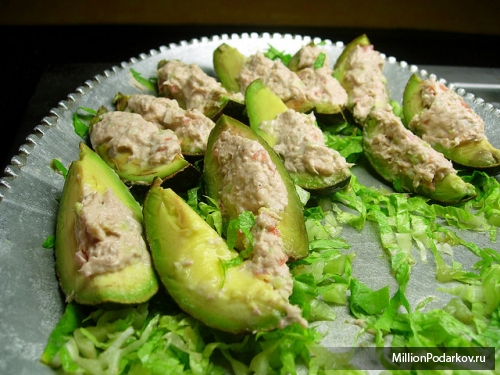 Рецепт с авокадо – Авокадо с кремом из семги