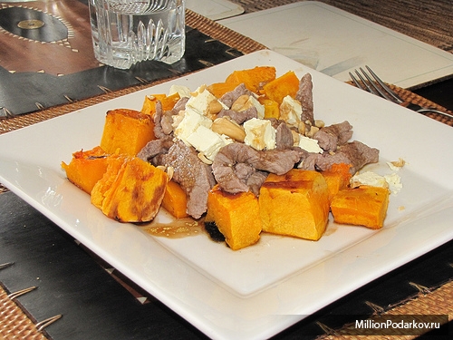 Рецепт самого простого и вкусного салата – Салат из тыквы, мыса и сыра