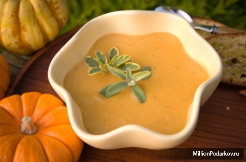 Рецепт супа пюре – Суп пюре из тыквы и тархуна
