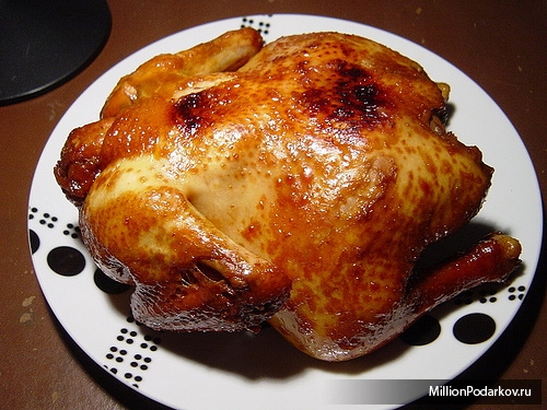 Рецепт яблок в курице – Курица фаршированная яблоками