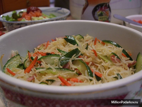 Рецепт японской кухни рисовая лапша – Рисовая лапша с овощами