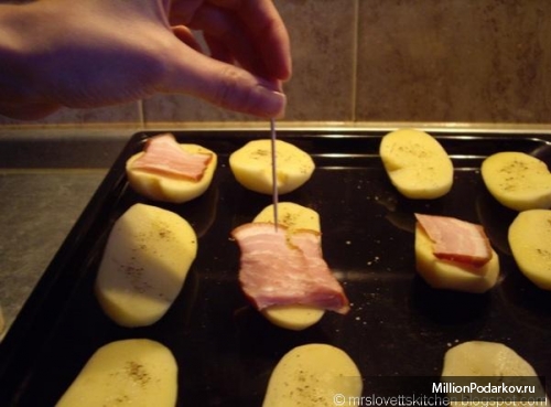 Рецепт “Запеченный картофель по-кубански”