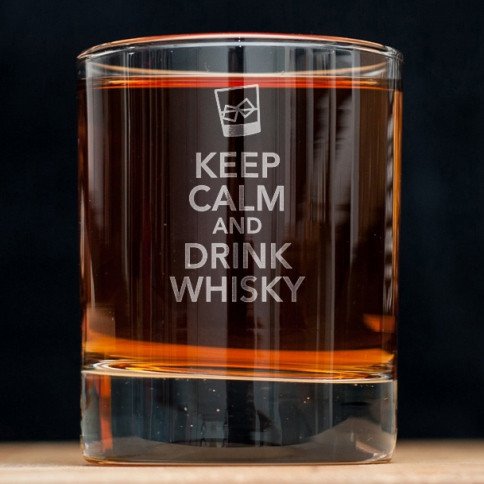 Стакан для виски Keep calm - фото