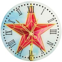 Часы «Кремлевская звезда» - фото