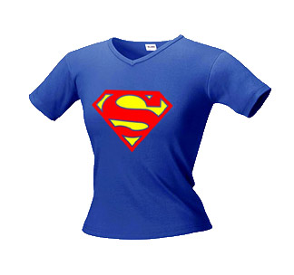 Футболка Супермен женская - исключительно для супер женщин