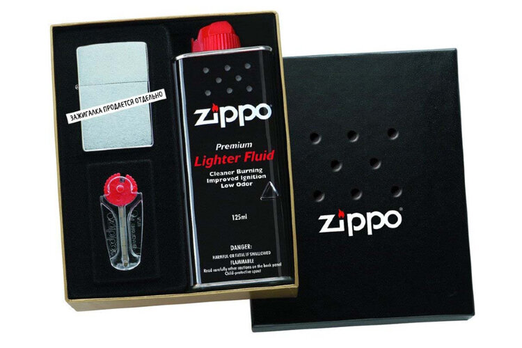 Подарочный набор для широкой зажигалки Zippo 50R - фото