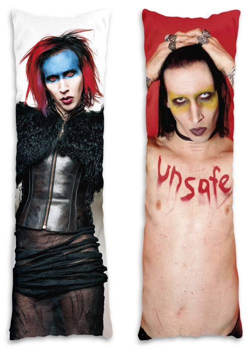 Подушка дакимакура «Marilyn Manson» - фото