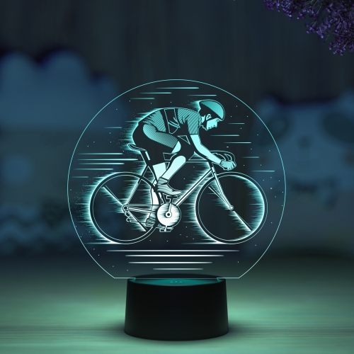 3D светильник «Велосипедист» - фото