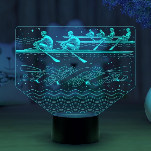 3D светильник «Академическая Гребля» - фото