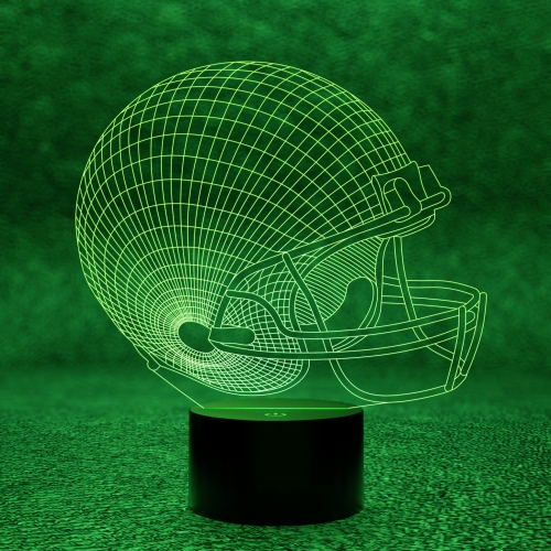 3D светильник «Шлем - Американский футбол» - фото