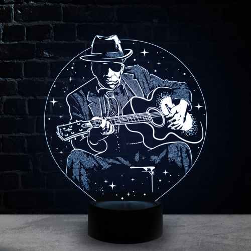 3D светильник «Гитарист» - фото