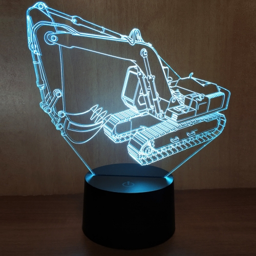 3D светильник «Экскаватор» - фото