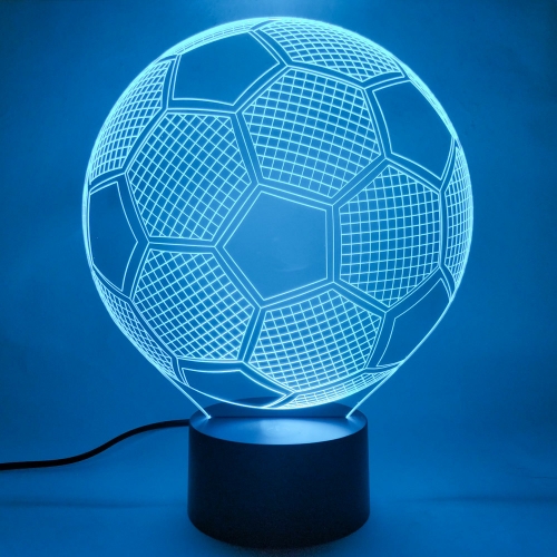 3D светильник «Футбольный мяч» - фото