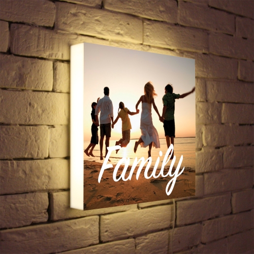 Светильник с Вашим фото «Family» - фото