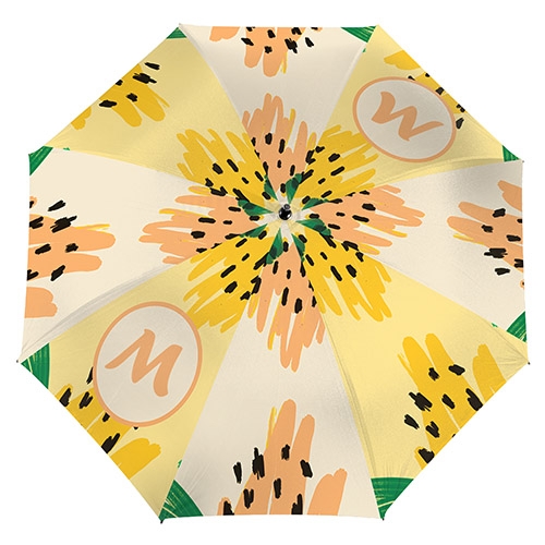 Зонт с Вашей монограммой «Цветочный» - фото