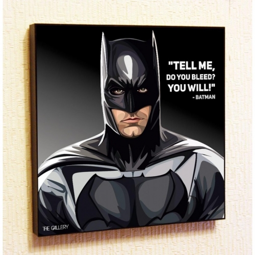 Картина постер в стиле Поп-арт «Бэтмен (Бен Аффлек)» - фото