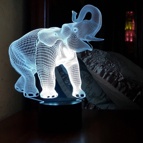 3D светильник «Слон 2» - фото