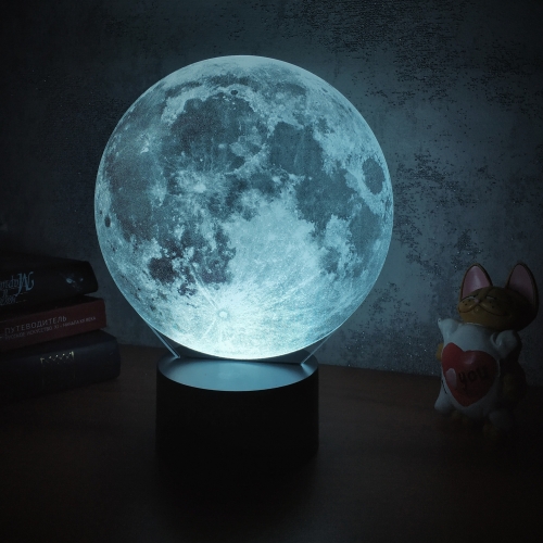 3D светильник «Луна» - фото