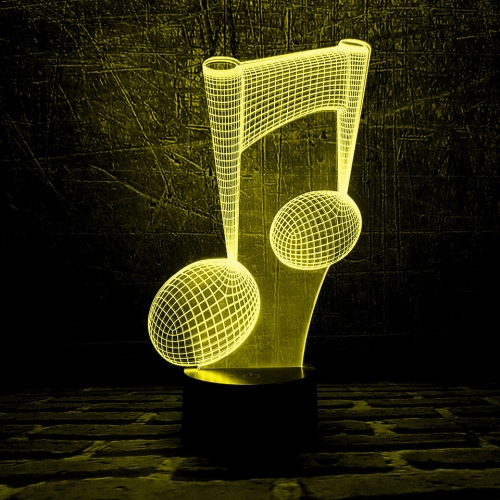 3D светильник «Нота» - фото