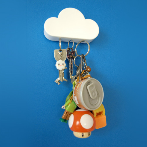Магнитный холдер для ключей Cloud (не нужно сверлить стену) - фото