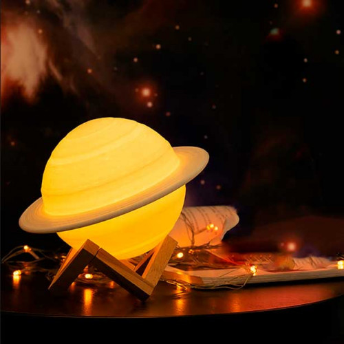 Сенсорный светильник Сатурн на аккумуляторе 10 см. - фото