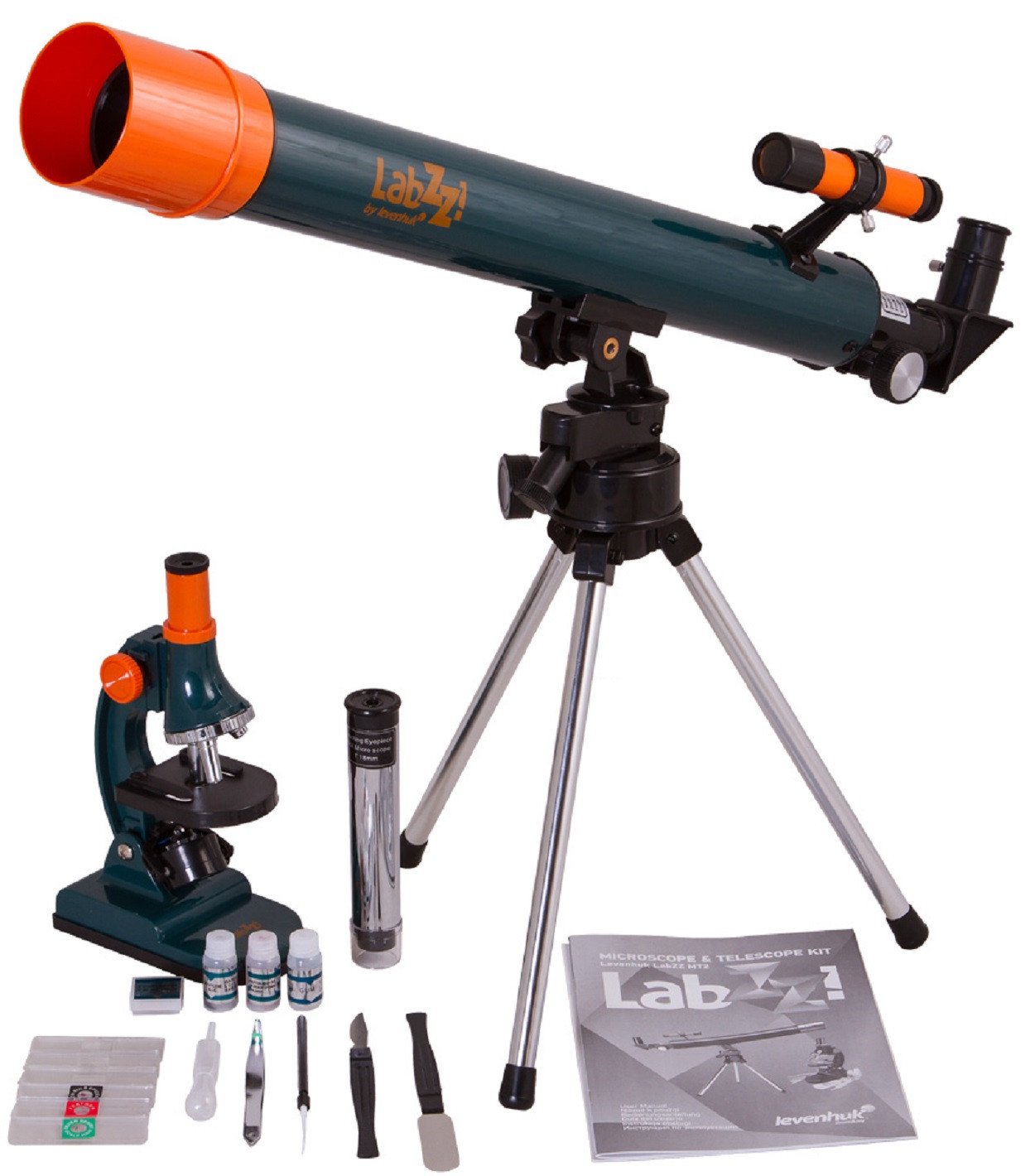 Набор Levenhuk LabZZ MT2: микроскоп и телескоп - фото