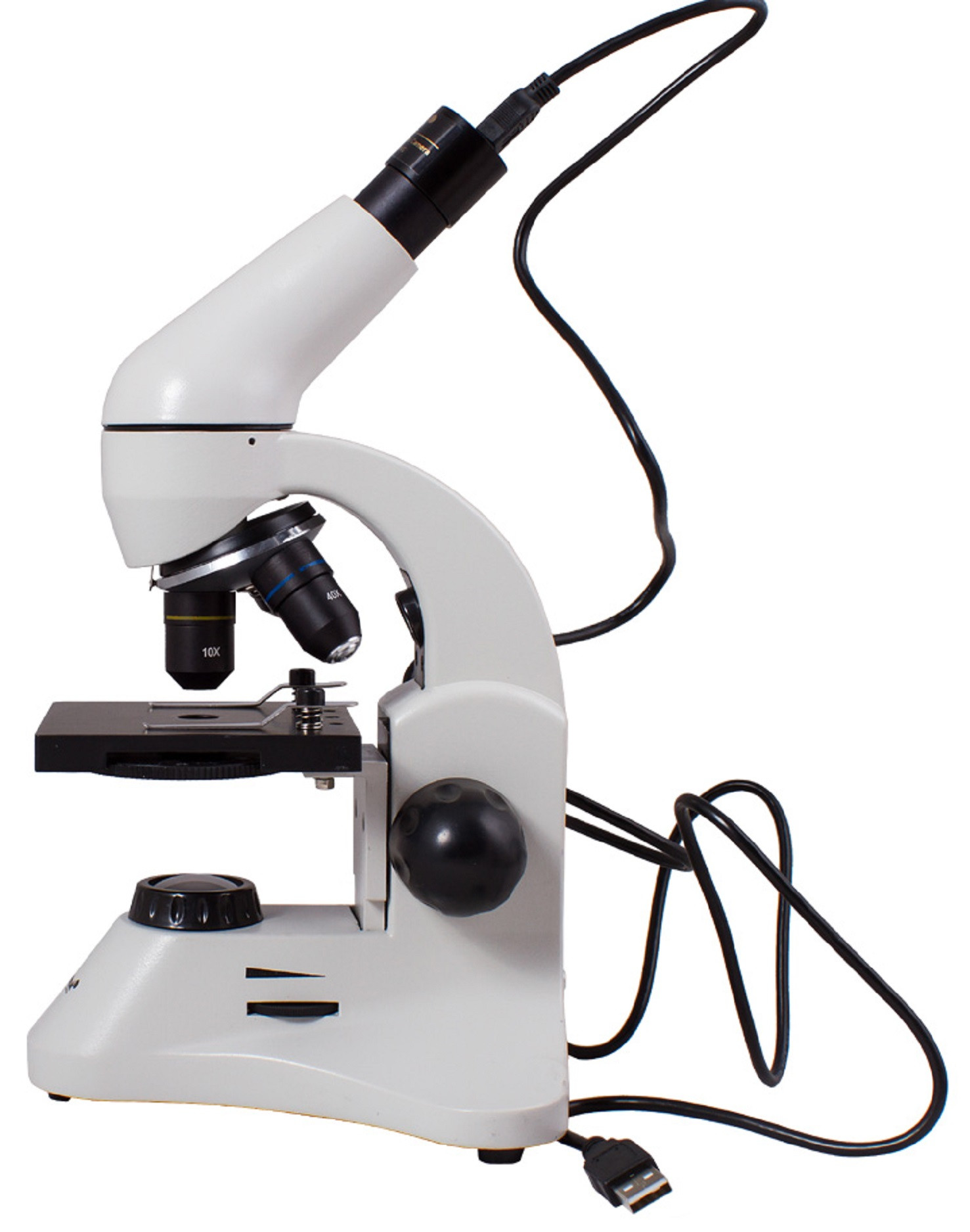 Микроскоп Levenhuk Rainbow D50L PLUS, 2 Мпикс, MoonstoneЛунный камень - фото