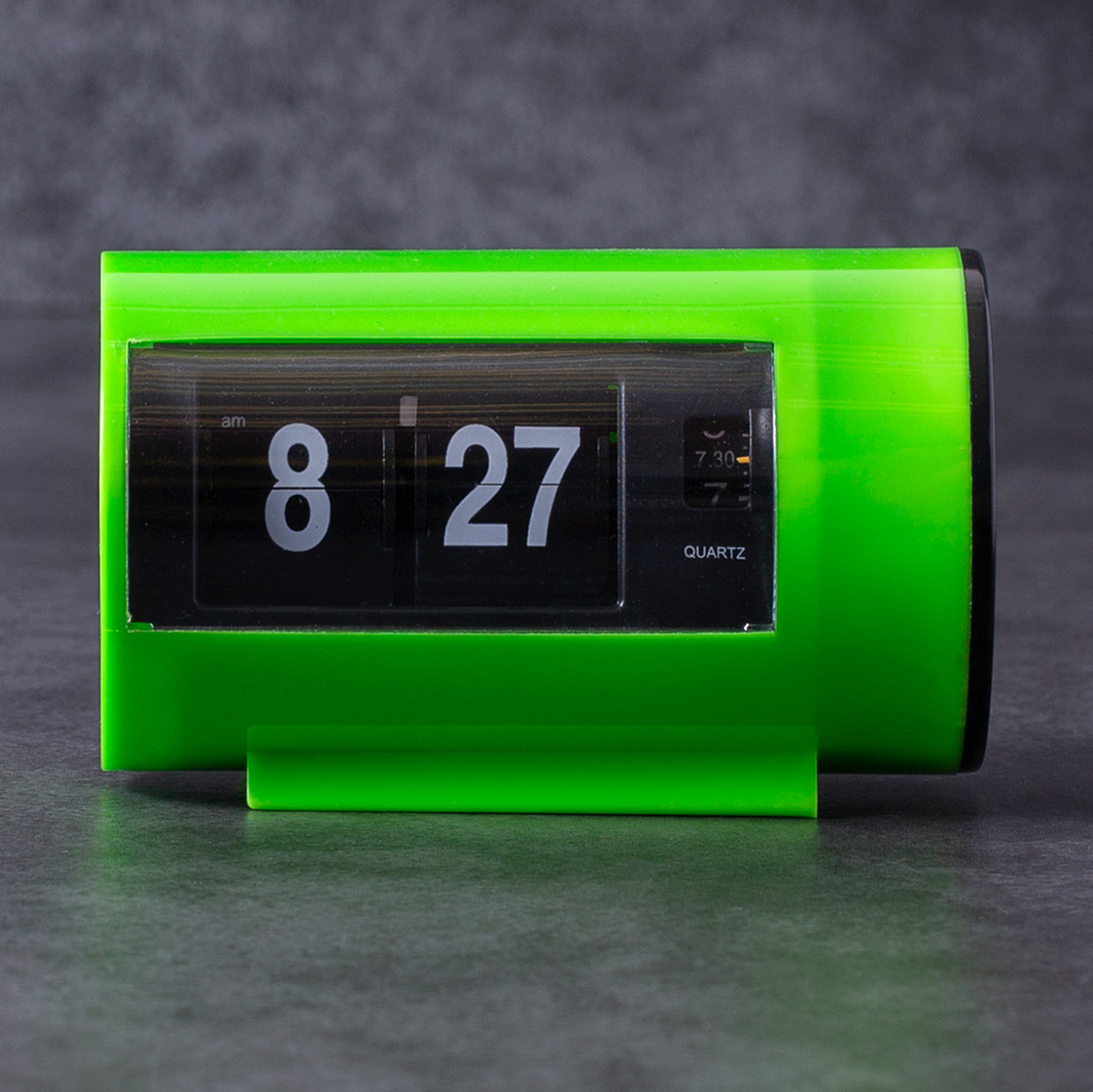 Перекидные часы Flip Clock Mini с будильником зеленые - фото