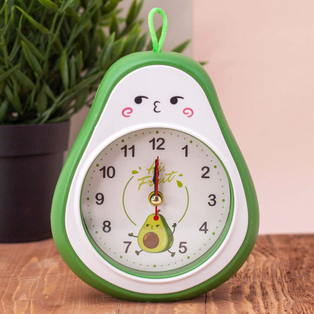 Часы с будильником Авокадо Avocado - фото