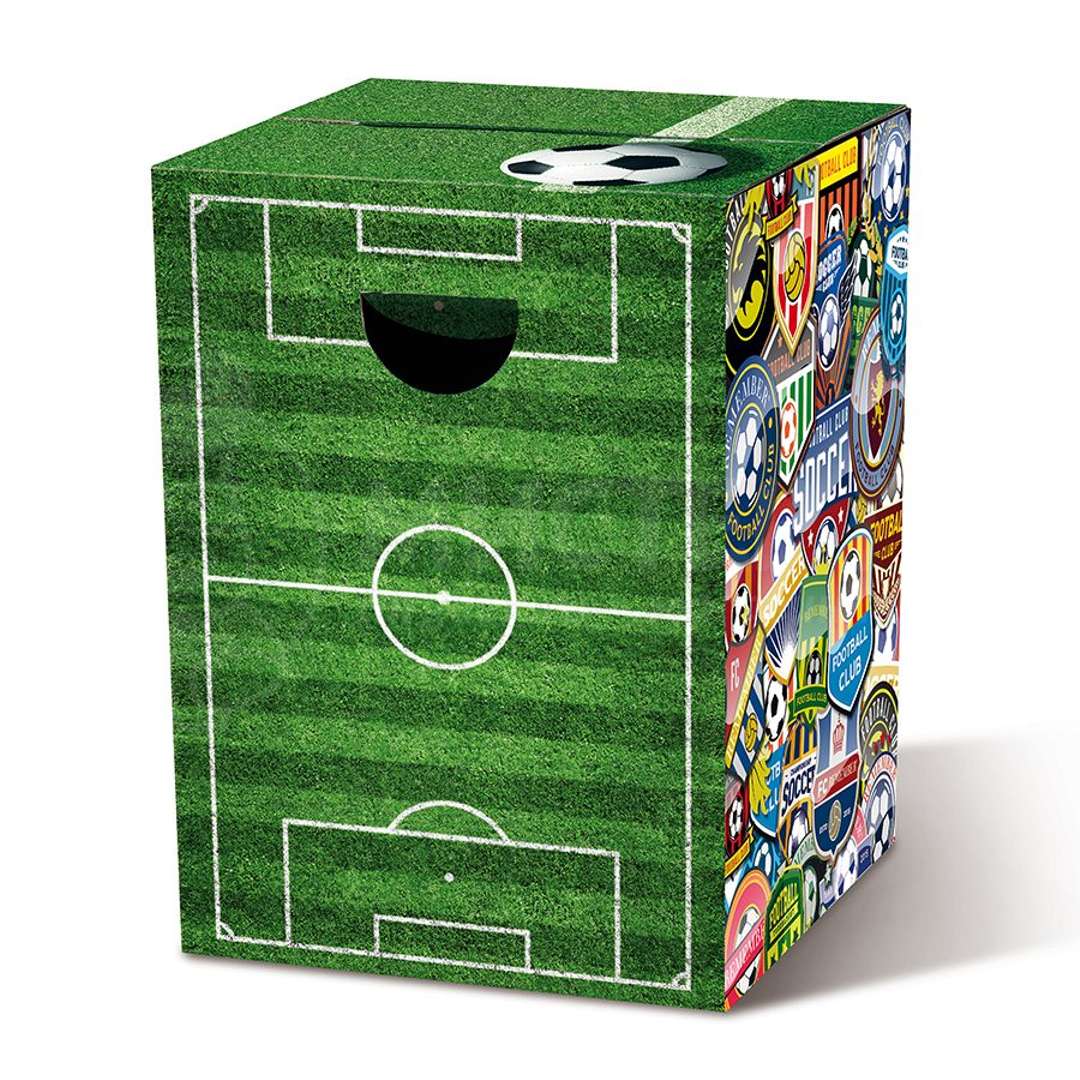 Складной картонный табурет Футбол Soccer - фото