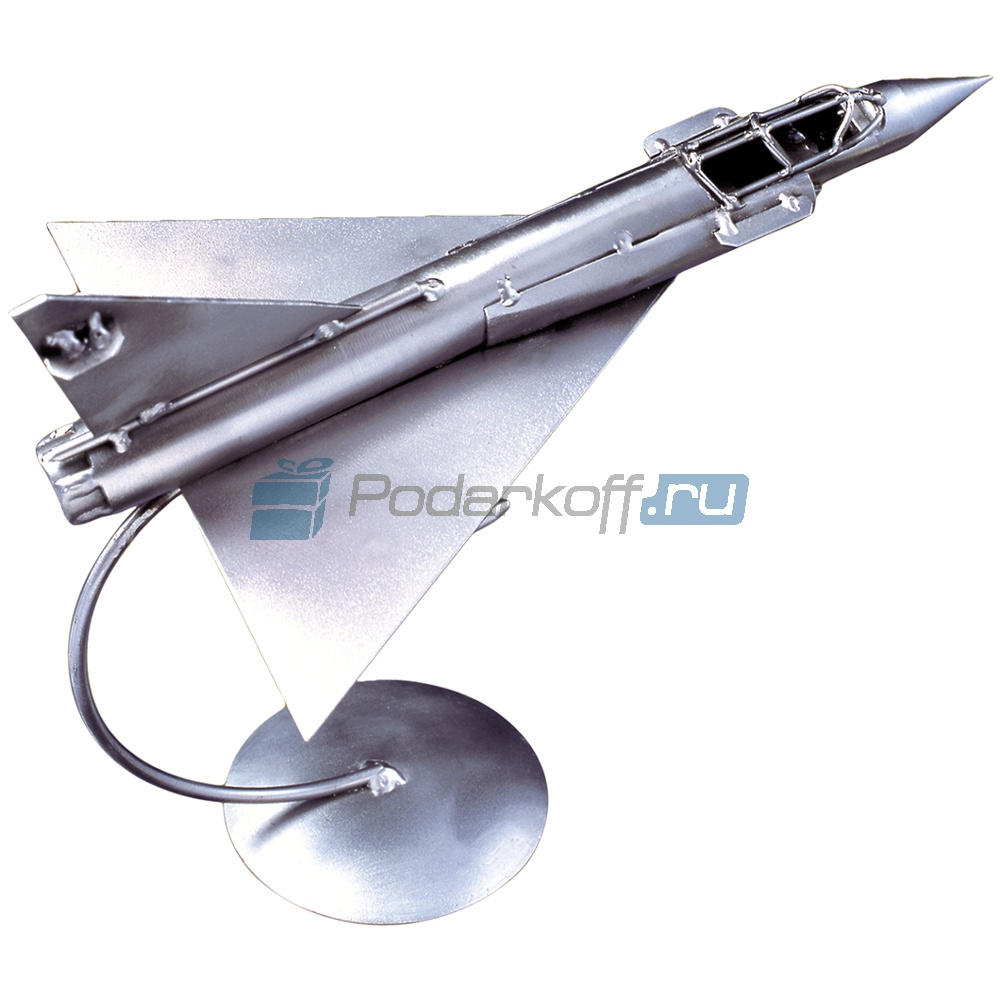 Статуэтка из металла Истребитель мираж-2000 - фото