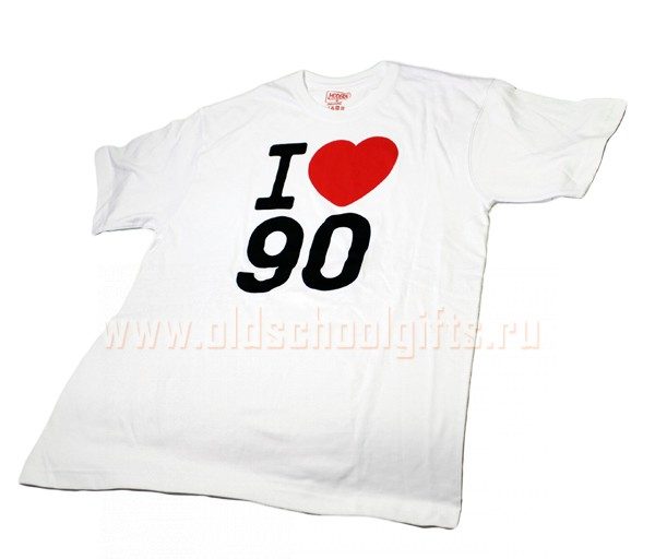 Футболка I love 90 - фото