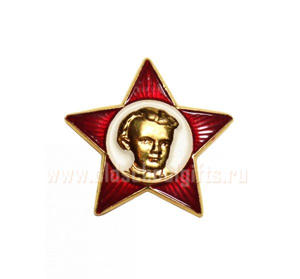 Значок октябренка - фото