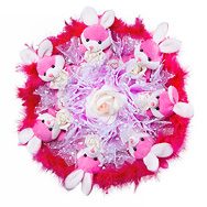 Букет из игрушек Изысканный - фото