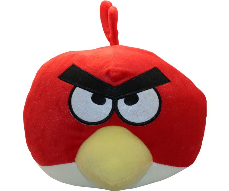 Мягкая игрушка Angry Birds красная 25 см - фото