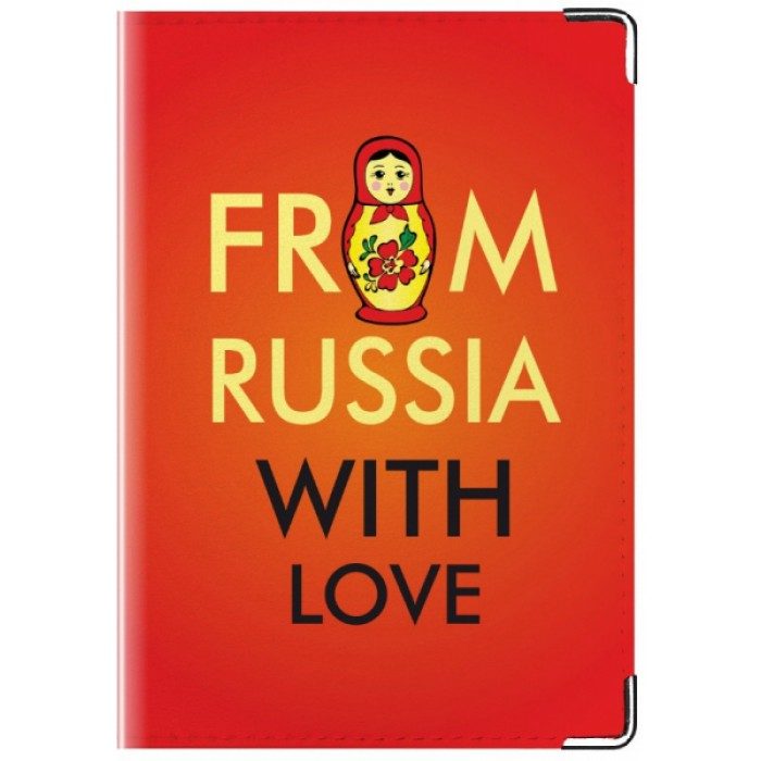Обложка на паспорт From Russia - фото
